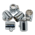 Picture of NAMZ Hose Clamps 3/8in. ID Chrome (6 Pack)