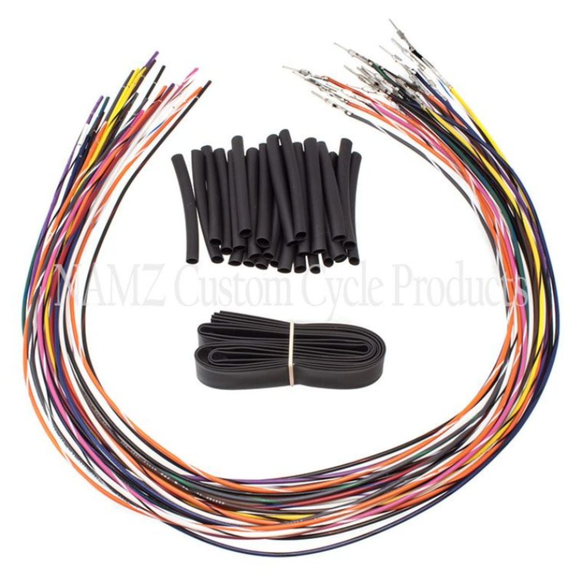 Picture of NAMZ 07-13 Baggers (Excl TBW) Handlebar Switch Wire Extensions 24in. (Cut & Solder/Max 20in. Apes)