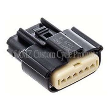 Picture of NAMZ 08-23 Molex MX-150 6-Position Female Connector Throttle Control Actuator - Blk (HD 72483-08BK)