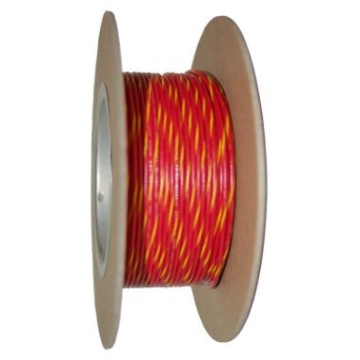 Picture of NAMZ OEM Color Primary Wire 100ft. Spool 18g - Red/Yellow Stripe