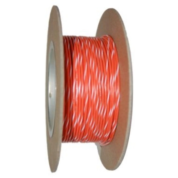 Picture of NAMZ OEM Color Primary Wire 100ft. Spool 18g - Orange/White Stripe