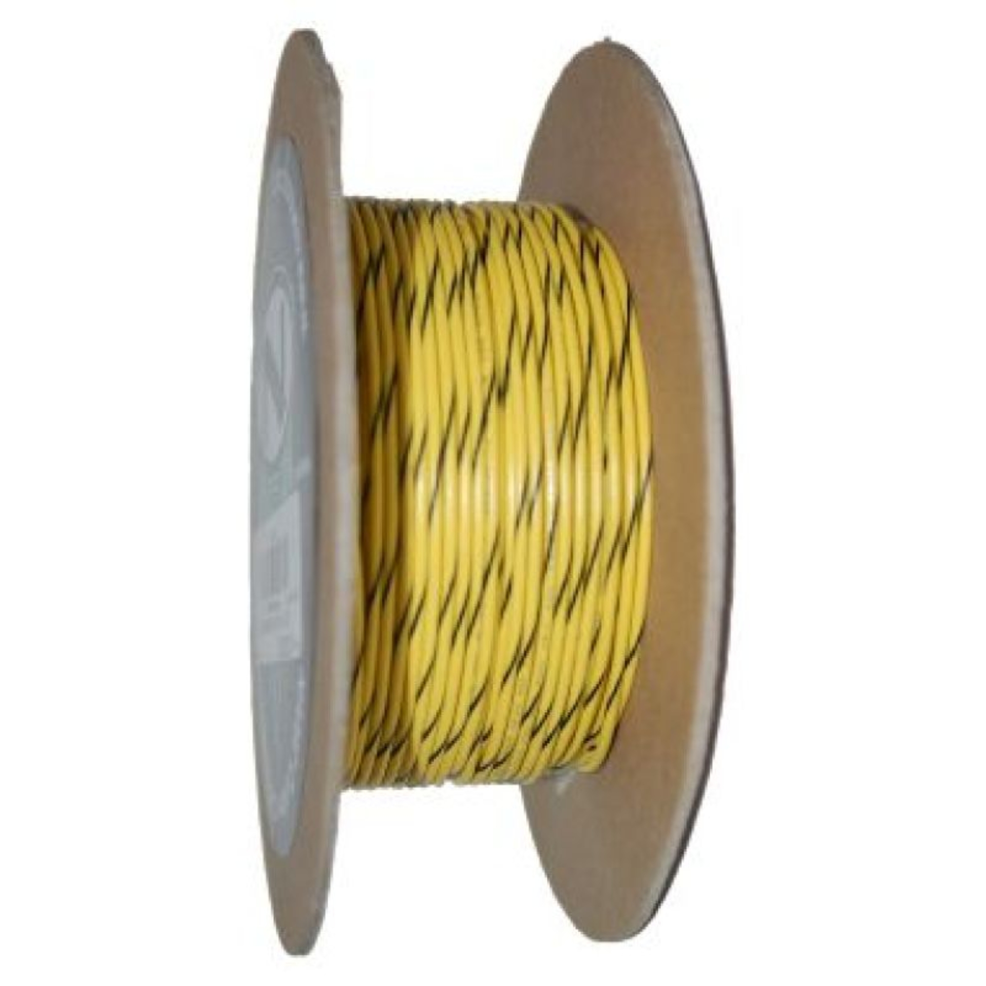 Picture of NAMZ OEM Color Primary Wire 100ft. Spool 18g - Yellow/Black Stripe