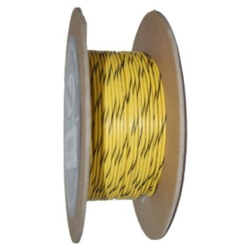 Picture of NAMZ OEM Color Primary Wire 100ft. Spool 18g - Yellow/Black Stripe