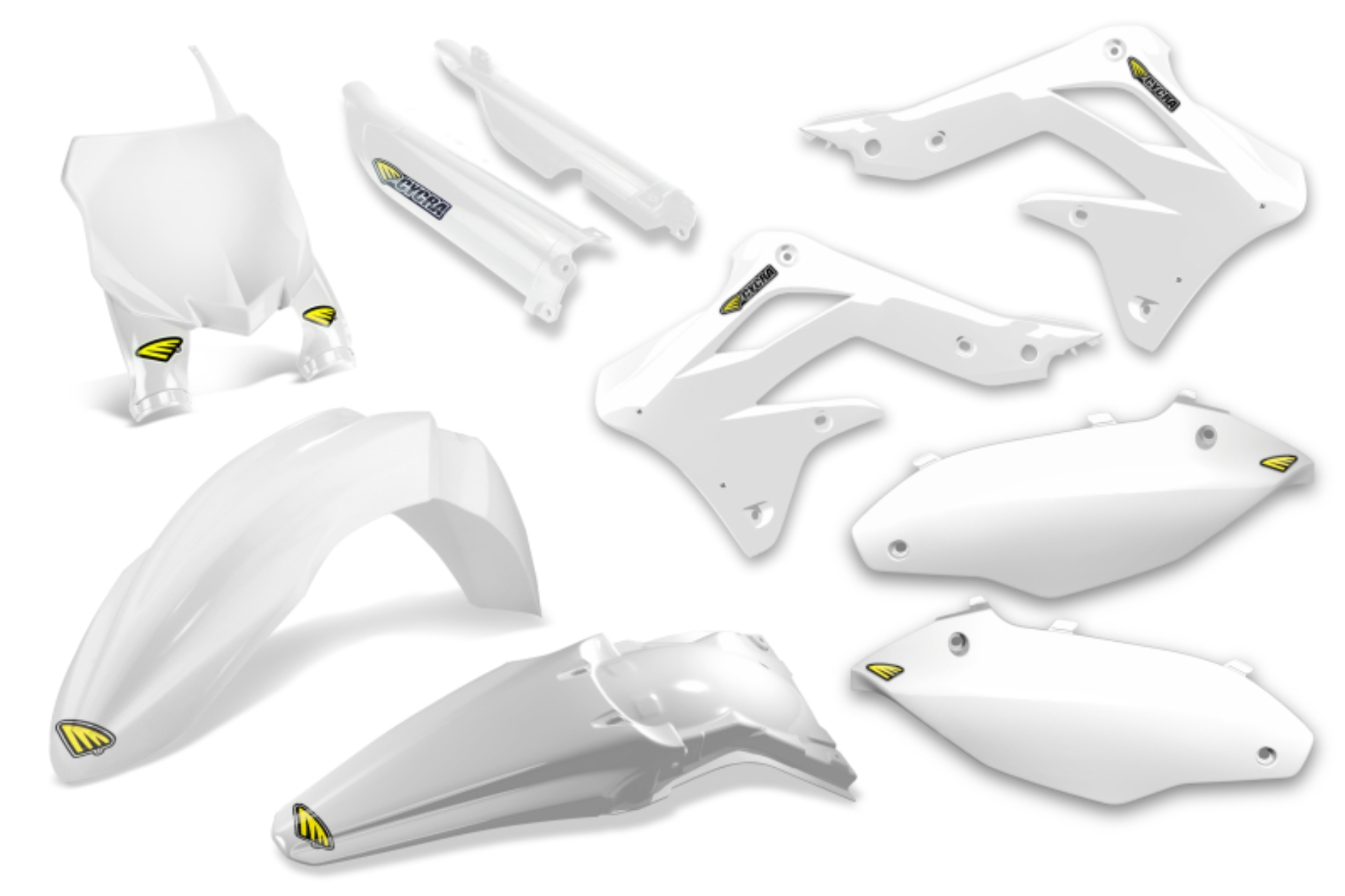 Picture of Cycra 12-15 Kawasaki KX450F Powerflow Full Body Kit - White