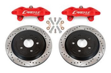 Picture of BMR 14-19 Chevrolet Corvette Brake Kit For 15in Conversion Drilled And Slotted Rotors/Red Calipers
