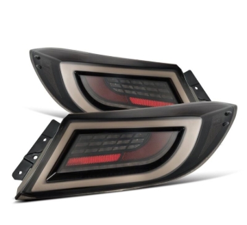 Picture of AlphaRex 22-24 Toyota GR86 LUXX LED Taillights Black Smoke