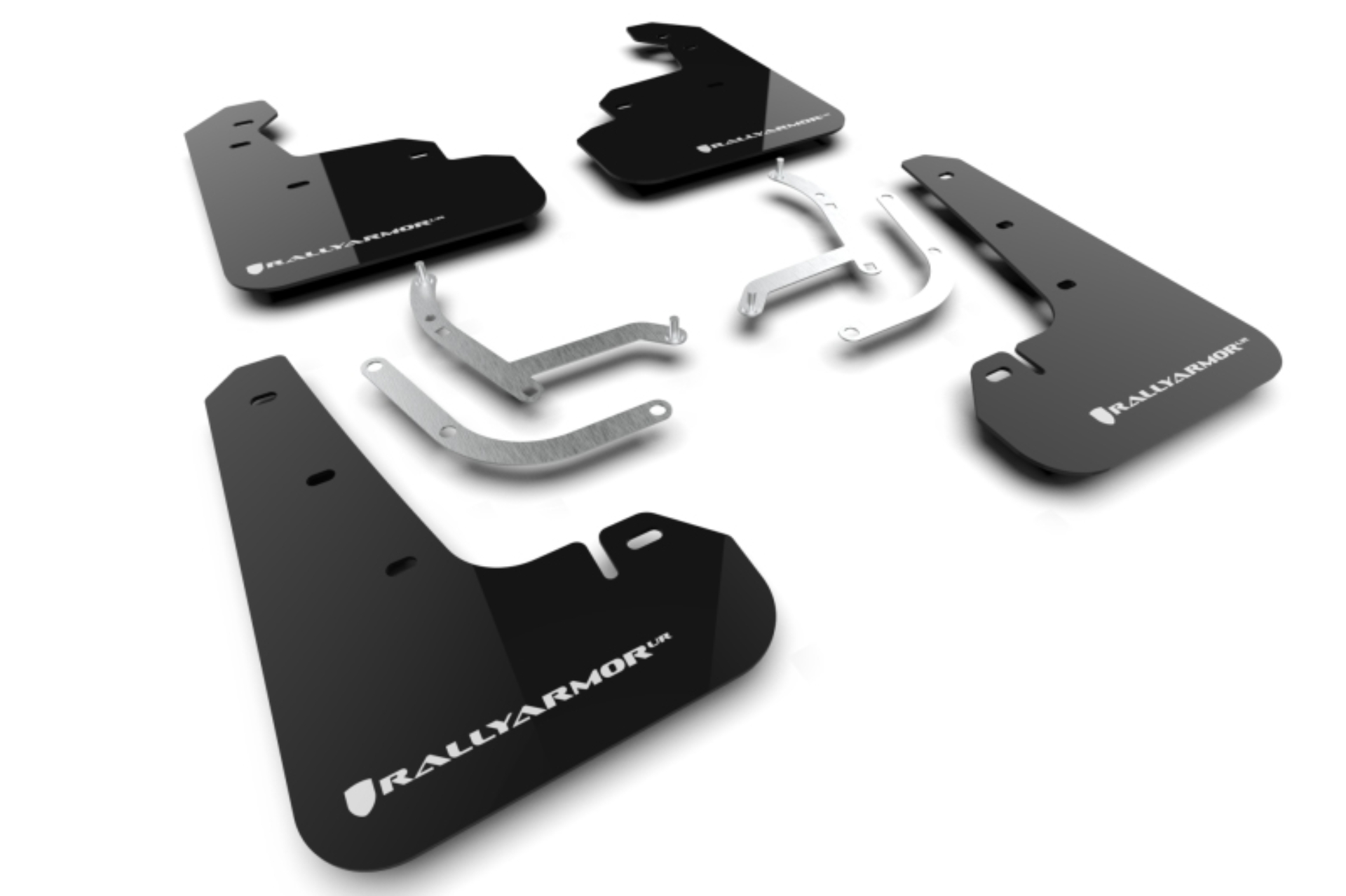Picture of Rally Armor 24-26 Subaru Impreza Black UR Mud Flap w/ White Logo