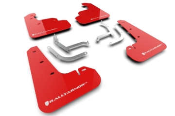 Picture of Rally Armor 24-26 Subaru Impreza Red UR Mud Flap w/ White Logo