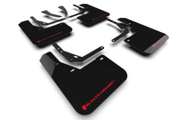 Picture of Rally Armor 24-26 Hyundai Kona/Kona EV Black UR Mud Flap w/Red Logo