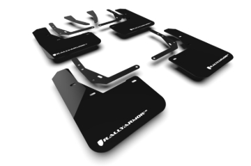 Picture of Rally Armor 24-26 Hyundai Kona/Kona EV Black UR Mud Flap w/White Logo
