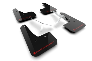 Picture of Rally Armor 23-25 Acura Integra A-Spec Black UR Mud Flap W/Red Logo (No Drilling Req.)