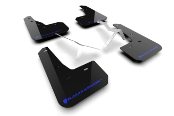 Picture of Rally Armor 23-25 Acura Integra A-Spec Black UR Mud Flap W/Blue Logo (No Drilling Req.)