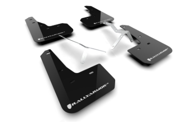 Picture of Rally Armor 23-25 Acura Integra A-Spec Black UR Mud Flap W/White Logo (No Drilling Req.)