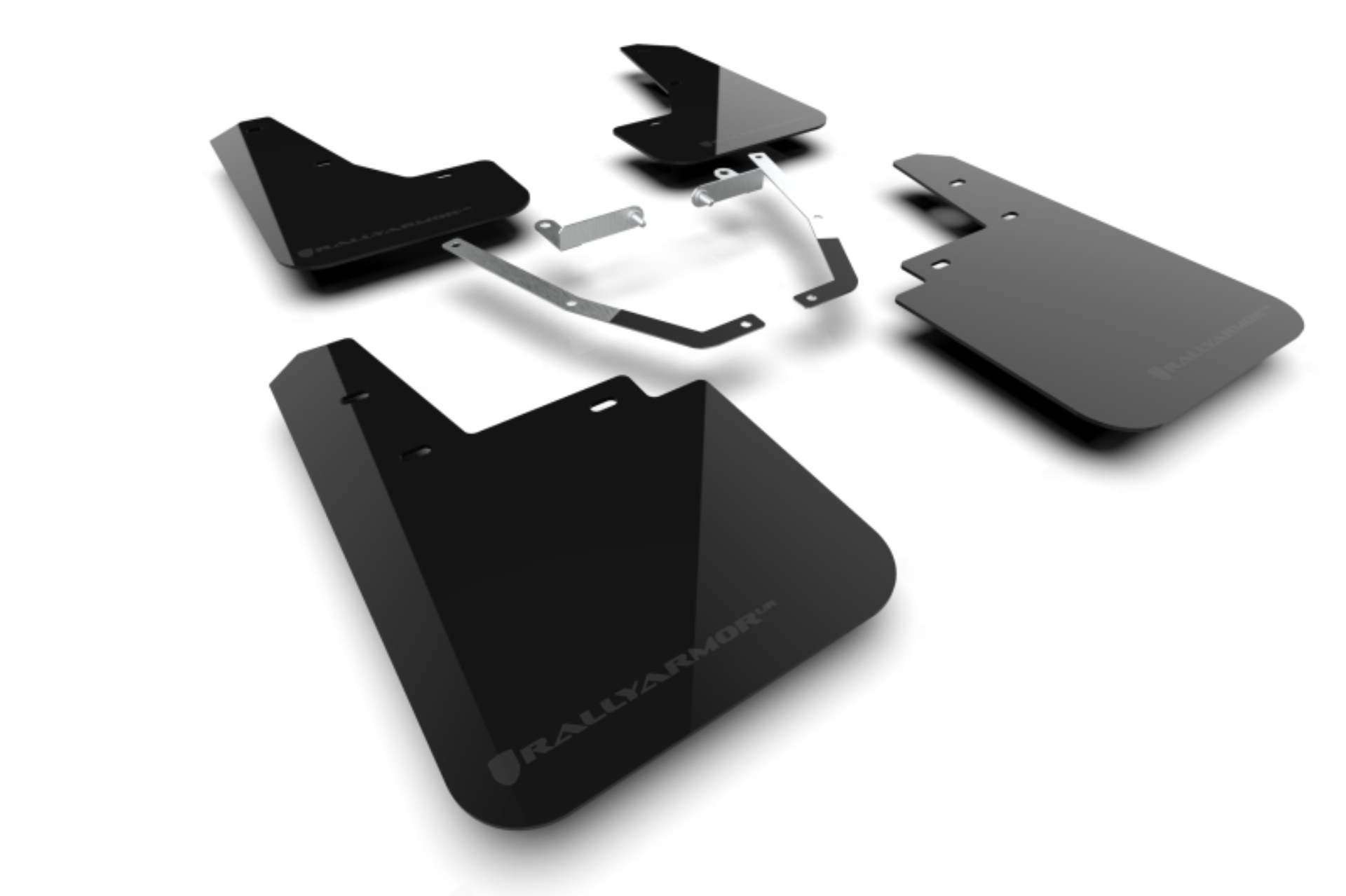 Picture of Rally Armor 24-26 Subaru Crosstrek (Wilderness Only) Black UR Mud Flap W/Grey Logo-No Drilling Req