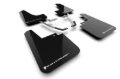 Picture of Rally Armor RAL UR Blk Flap/Wht Logo Mud Flaps - MF116-UR-BLK-WH