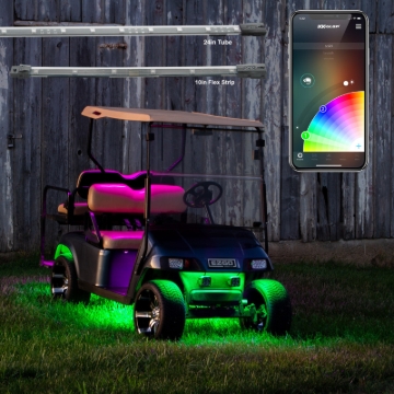 Picture of XK Glow LED Golf Cart Accent Light Kit XKchrome Smartphone App