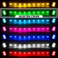 Picture of XK Glow Black - Motorcycle Highway Bar Switchback Driving Lights DRL Turnsignal