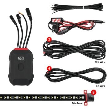 Picture of XK Glow RGBW Addressable LED Underglow Kits Standard XKalpha App Controlled