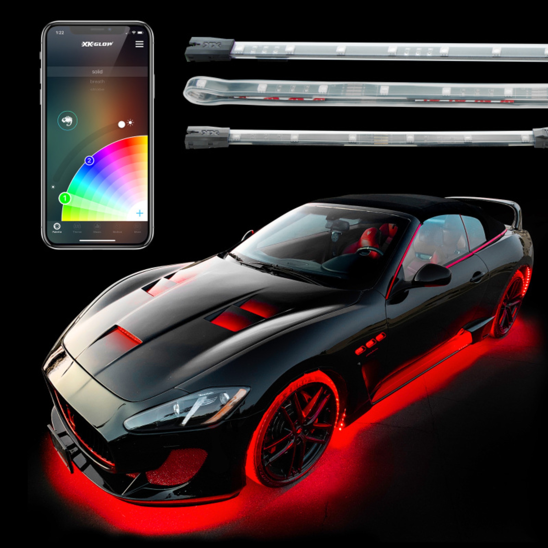 Picture of XKGLOW XKG LED Light Kit Light Accessories and Wiring - KS-Car-Standard