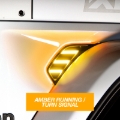 Picture of XK Glow Amber Jeep Air Vent Light w/ Turn Signal & Running Light
