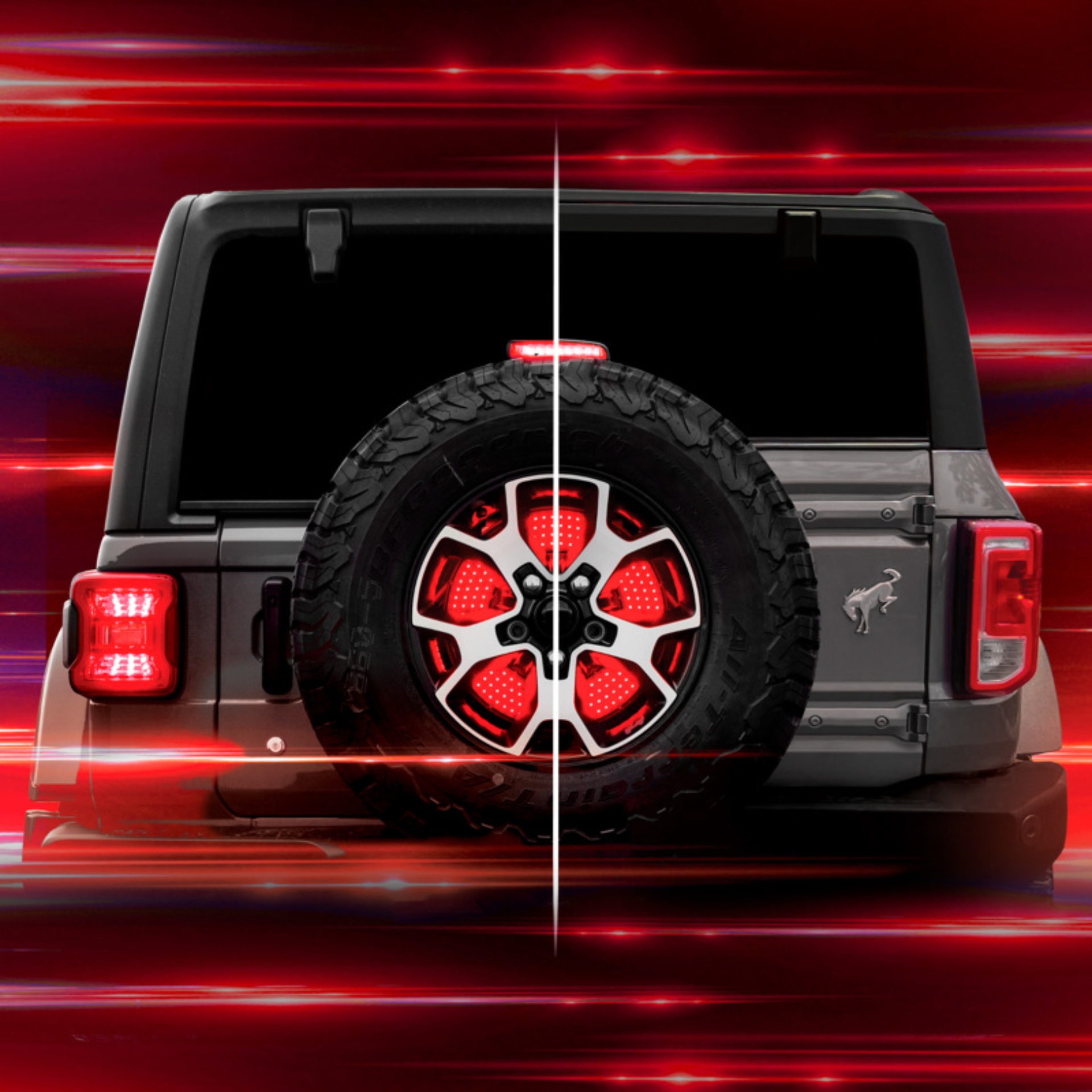 Picture of XK Glow Bronco 5th Wheel Light w/ Brake, Running, Reverse and Turn Signal Lights