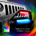 Picture of XK Glow RGBW Light Bar High Power Offroad Work/Hunting Light w/ Bluetooth Controller 14In