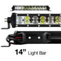 Picture of XK Glow RGBW Light Bar High Power Offroad Work/Hunting Light w/ Bluetooth Controller 14In