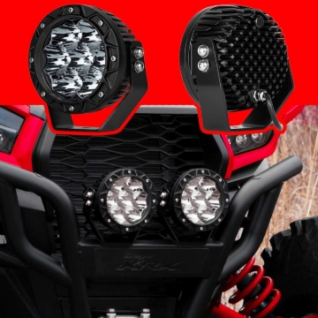 Picture of XK Glow Spot Beam Cube Offroad Round Work Light Kit 1pc 5in