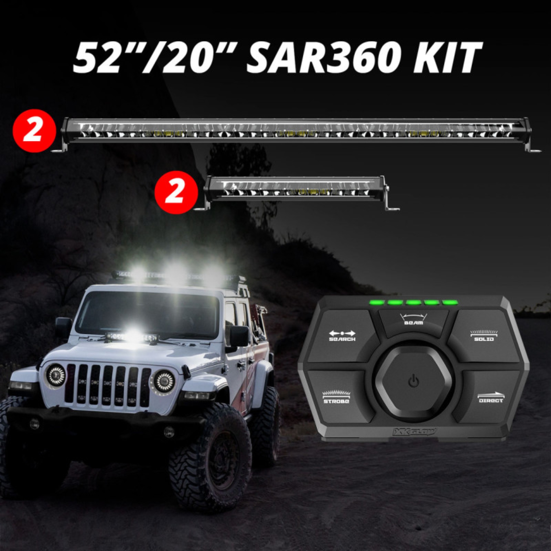 Picture of XKGLOW XKG Search Rescue Lights Light Accessories and Wiring - XK-SAR360-3311