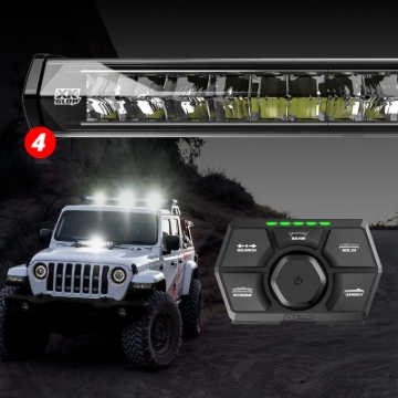 Picture of XK Glow SAR360 Light Bar Kit Emergency Search and Rescue Light System (2)52In (2)36In
