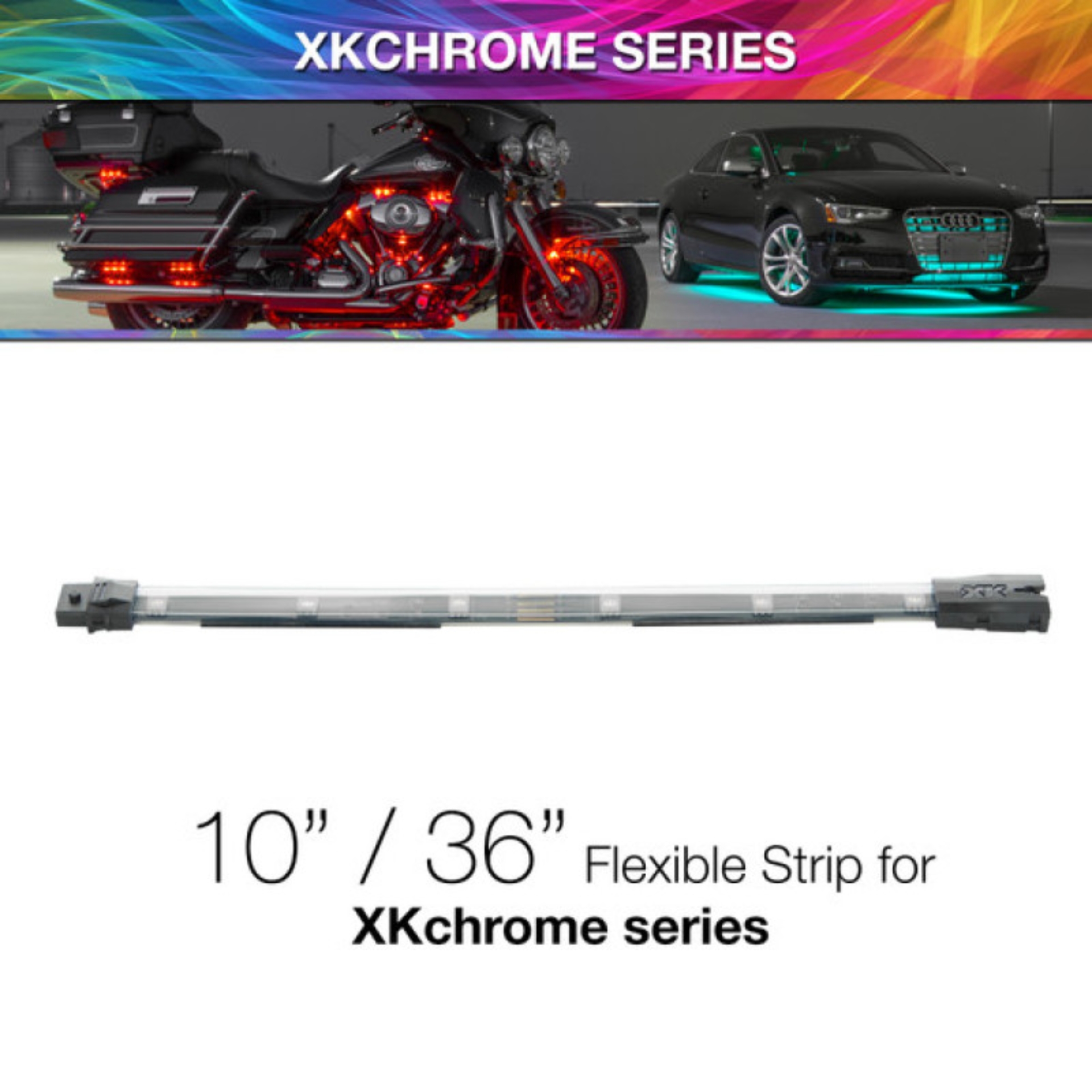 Picture of XK Glow 10in Multi Color Flexible Strip for XKchrome & 7 Color Series