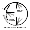 Picture of XK Glow Adjustable LED RGB 15In Wheel Ring Light 1pc