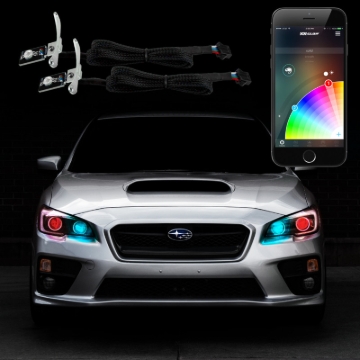 Picture of XK Glow 2xRGB Demon Eye Million Color XKGLOW Smartphone App Controlled Kit