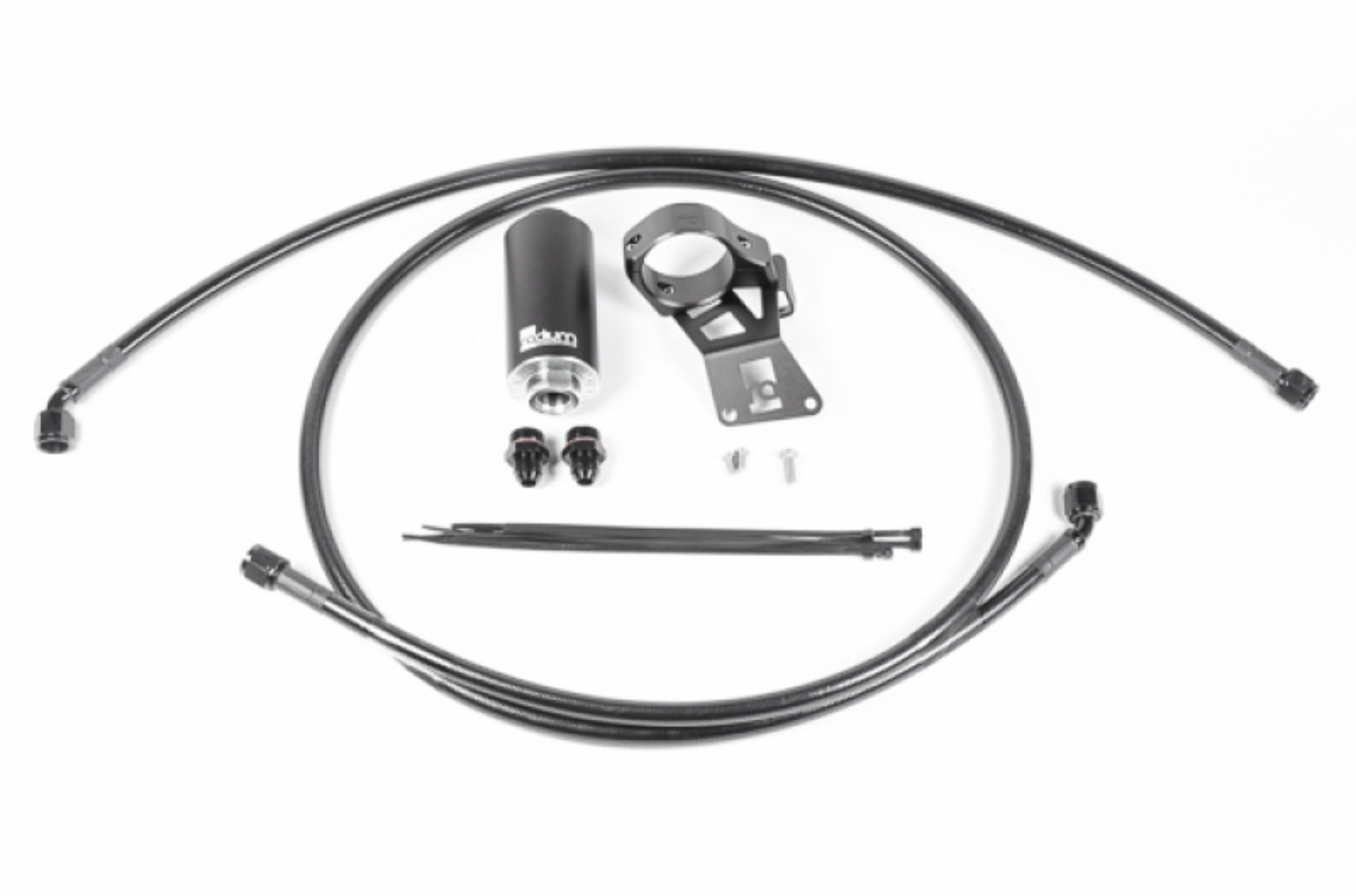 Picture of Radium Engineering Mitsubishi EVO X Fuel Hanger Feed Kit - Stainless Filter