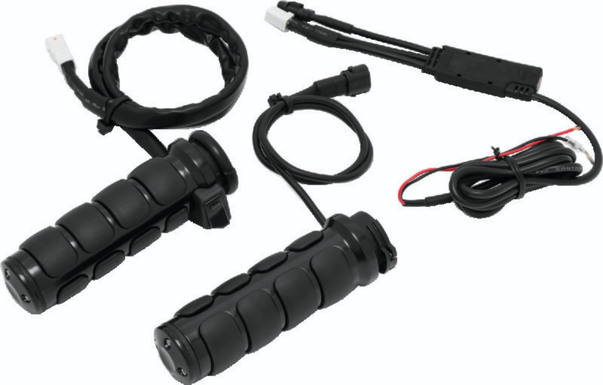 Picture of Kuryakyn Heated ISO Grips Dual Cable Gloss Black