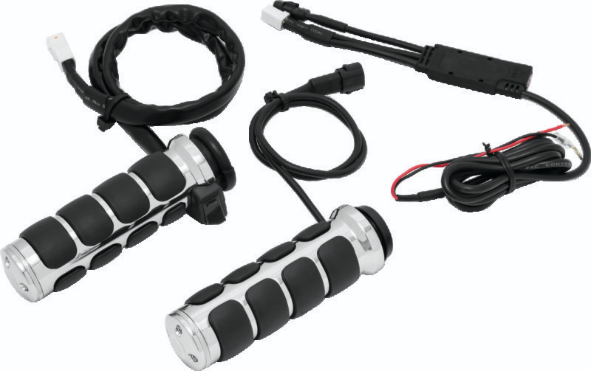 Picture of Kuryakyn Heated ISO Grips Throttle-By-Wire Chrome
