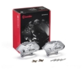 Picture of Brembo OE 16-21 BMW M2/15-18 M3/15-20 M4 Hydraulic Front X-Style Brake Calipers - Silver