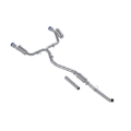 Picture of MBRP 22-24 Honda Civic SI 1.5L T304 SS 3in Cat-Back Exhaust 2.5in Dual Split Rear w/ Burnt End Tips