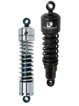 Picture of Progressive Harley-Davidson 412 Series Shocks 13.0in - Chrome