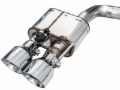 Picture of AWE 2024 Ford Mustang Dark Horse S650 RWD SwitchPath Cat-Back Exhaust w/ Quad Chrome Silver Tips