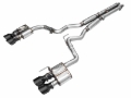 Picture of AWE 2024 Ford Mustang GT Fastback S650 RWD SwitchPath Cat-Back Exhaust w/ Quad Diamond Black Tips