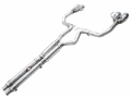 Picture of AWE 2024 Ford Mustang GT Fastback S650 RWD Track Edition Cat-Back Exhaust w/ Quad Chrome Silver Tips