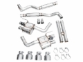 Picture of AWE 2024 Ford Mustang Dark Horse S650 RWD SwitchPath Cat-Back Exhaust w/ Quad Chrome Silver Tips