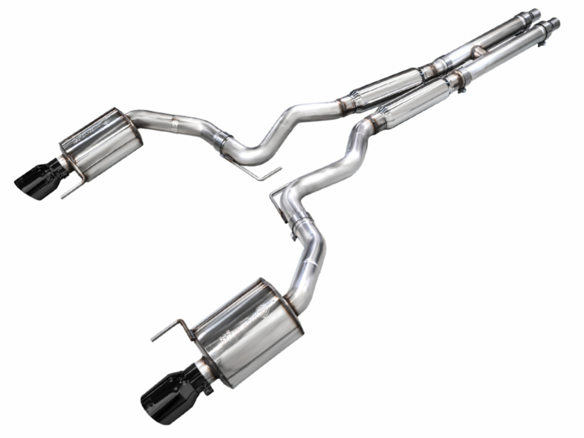 Picture of AWE Tuning 2024 Ford Mustang GT Fastback S650 RWD Touring Catback Exhaust w/ Dual Diamond Black Tips