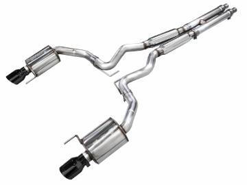 Picture of AWE Tuning 2024 Ford Mustang GT Fastback S650 RWD Touring Catback Exhaust w/ Dual Diamond Black Tips