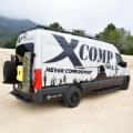 Picture of Westin 07-23 Mercedes-Benz Sprinter w/ 144in. Wheelbase Outlaw Nerf Step Bars - Textured Black
