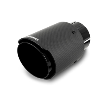 Picture of Mishimoto Carbon Fiber Muffler Tip 3in Inlet 4in Outlet Black
