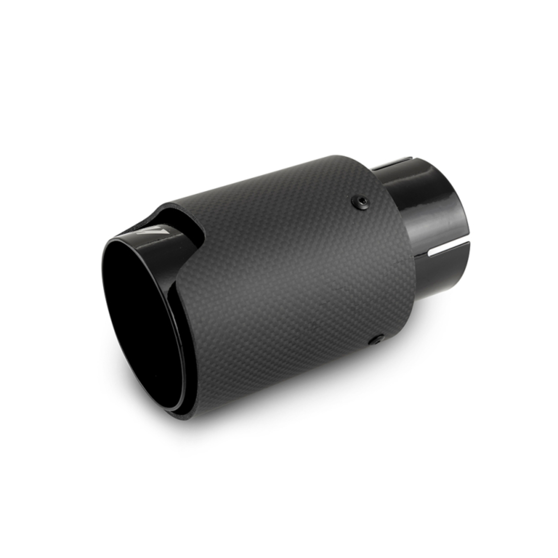 Picture of Mishimoto Carbon Fiber Muffler Tip 2.5in Inlet 3.5in Outlet M Black