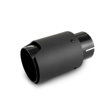 Picture of Mishimoto Carbon Fiber Muffler Tip 2.5in Inlet 3.5in Outlet M Black
