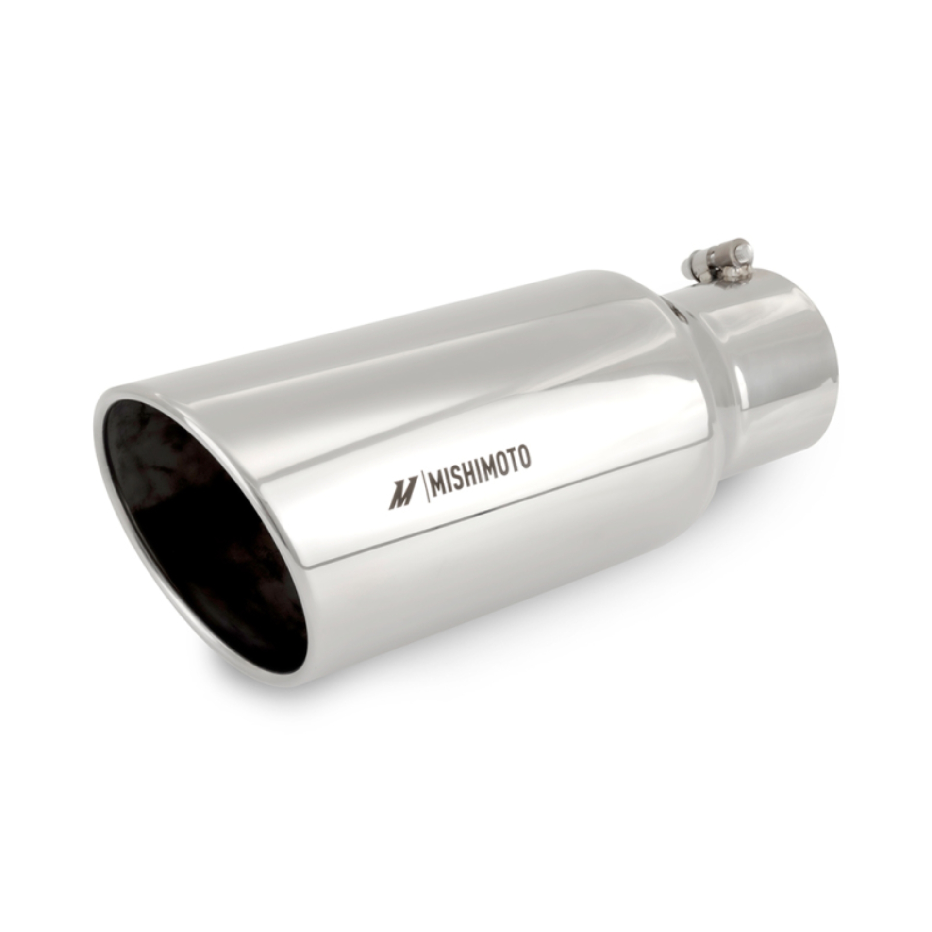 Picture of Mishimoto Universal Steel Muffler Tip 5in Inlet 6in Outlet Polished